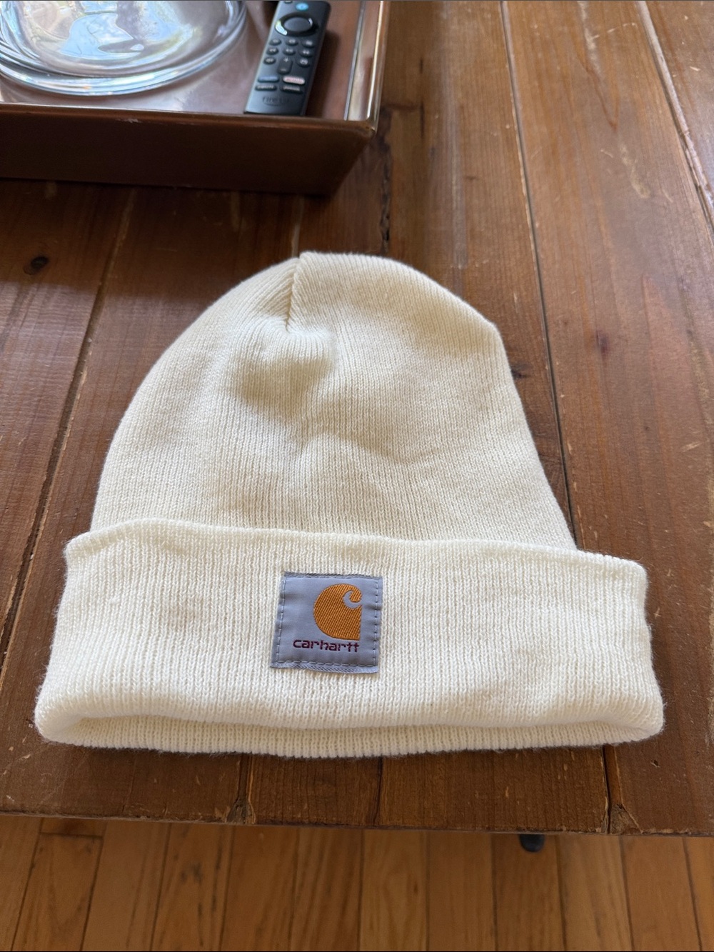 Carhartt Cream Beanie